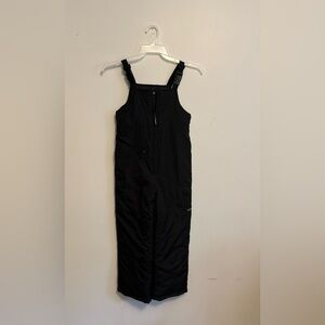 Oshkosh B’gosh Black Snow Overalls youth size 10/12